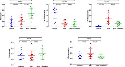 Effects of Tilmicosin Treatment on the Nasopharyngeal Microbiota of Feedlot Cattle With Respiratory Disease During the First Week of Clinical Recovery